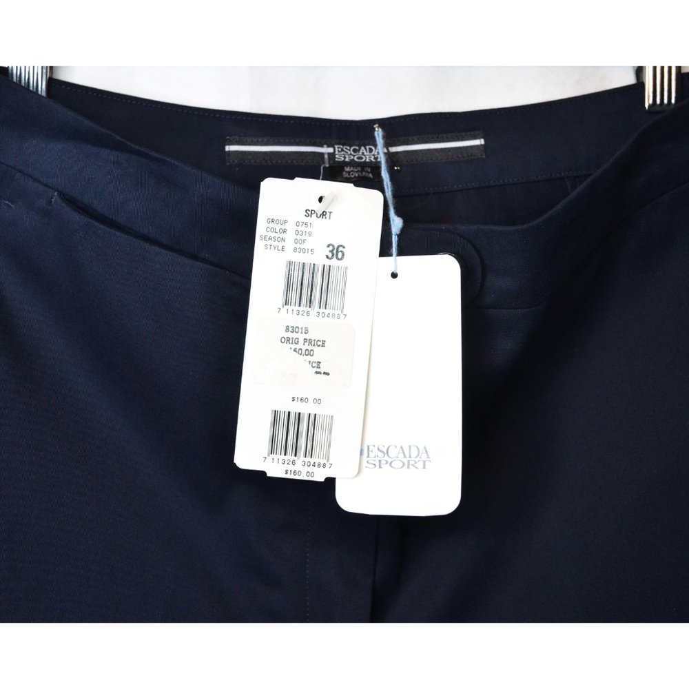 Escada Sport Clamdigger Bermuda Shorts Blue Size 36 (US Small - 6) - Picture 4 of 6